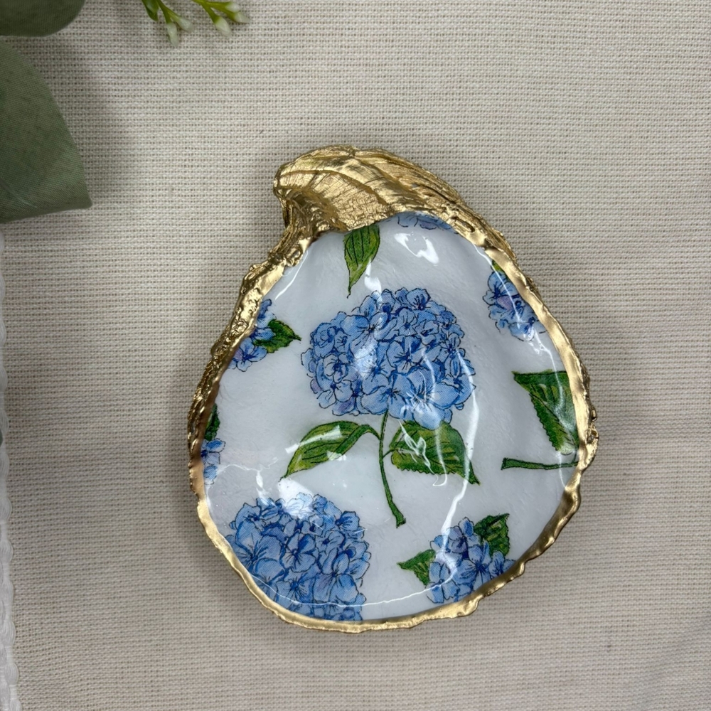 Oyster Shell Ring Dish Or Trinket Dish,Oyster Shell Ring Bridal,Gift For Brides